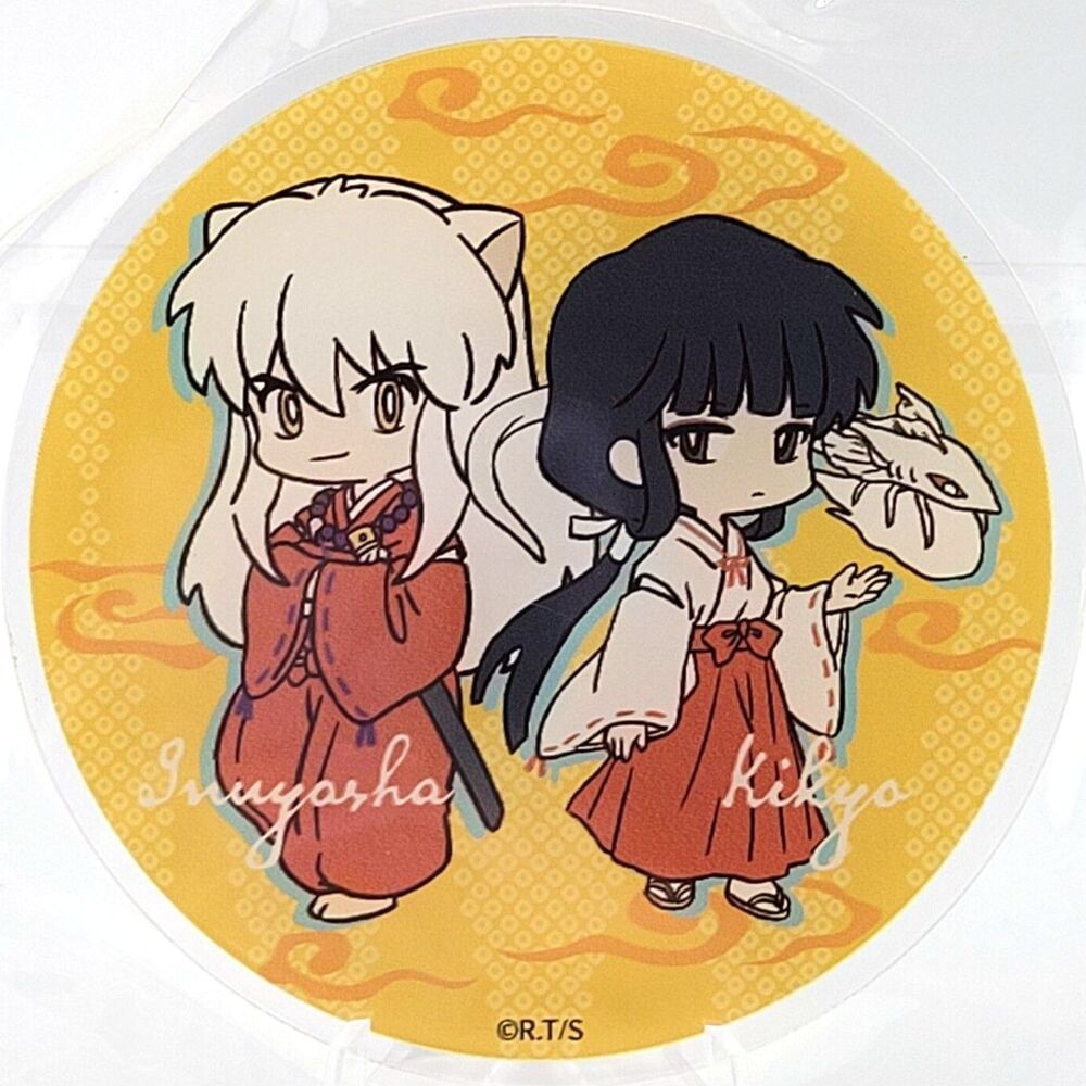 Inuyasha Kikyo Japanese Modern Yellow Acrylic Coaster Can Do